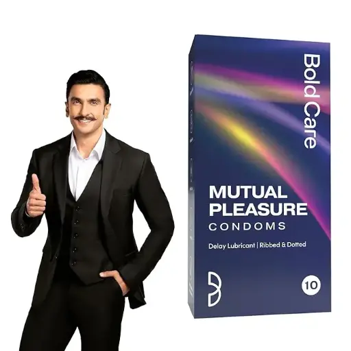 Bold Care Mutual Pleasure Climax Delay Dotted Condom